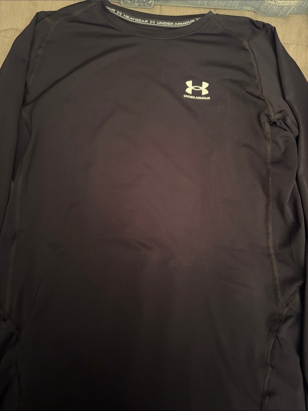 Under Armour Black Long Sleeve HeatGear Compression Top